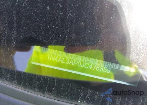 2018 Nissan Altima 2.5 S из США, поврежденный, VIN 1N4AL3AP0JC476859